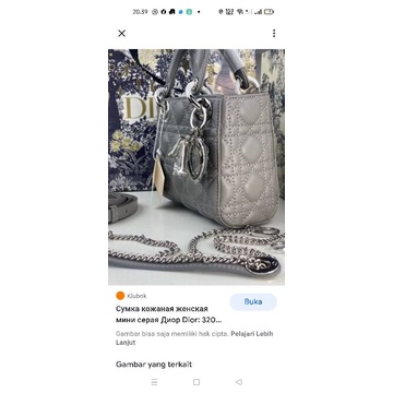 lady dior sling preloved