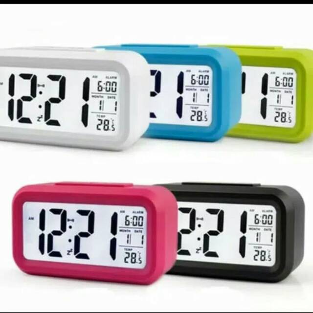 Jam meja digital LED/ jam weker