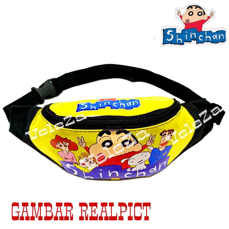 Waistbag anak laki-laki karakter shincan - tas anak