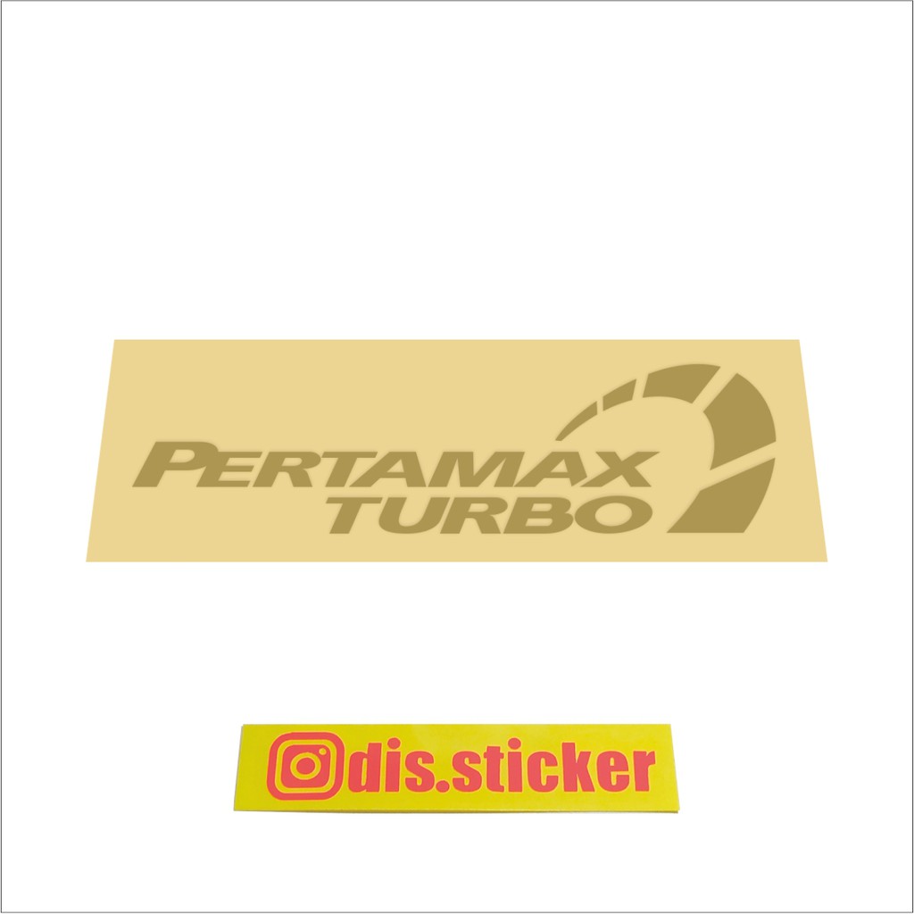 Stiker Cutting Pertamax Turbo