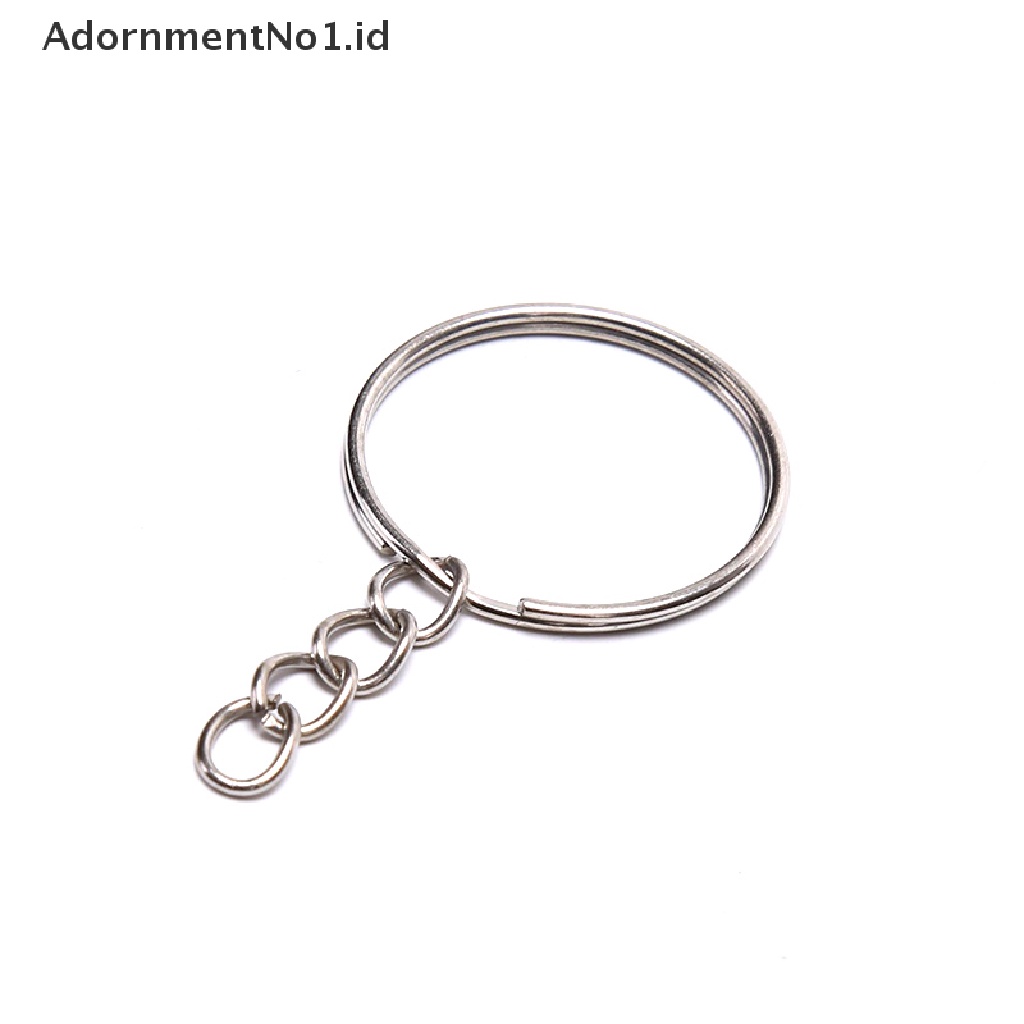 (AdornmentNo1) 100pcs Ring Gantungan Kunci DIY