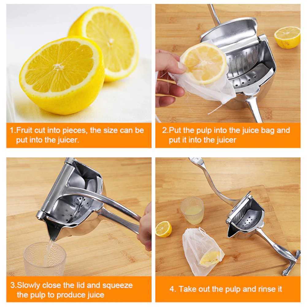(100% BARANG ORI) TaffHOME Alat Peras Jus Buah Juice Squeezer Alluminium Alloy - A072