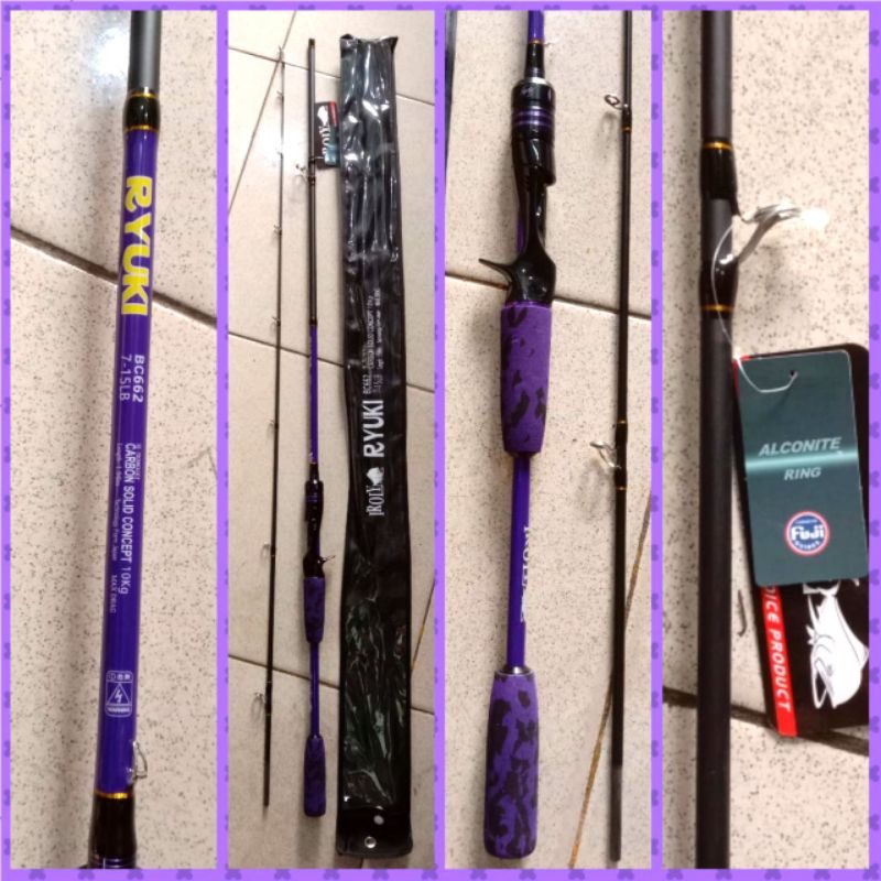 Joran BC Iroly Ryuki 662 15lb Carbon Solid Fuji Alconite