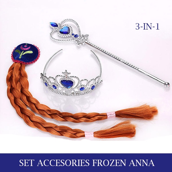 [Brandedbaby] TIARA SET PRINCESS 3-IN-1 / SET ACCESORIES PRINCESS / MAHKOTA PRINCESS