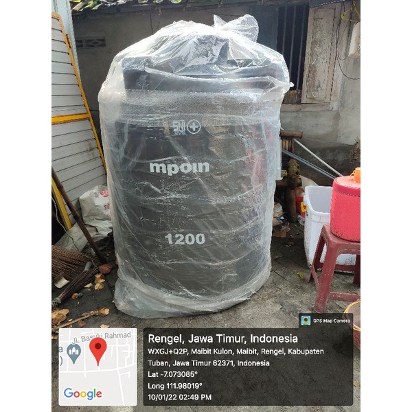 Tandon tangki air mpoin 1200L