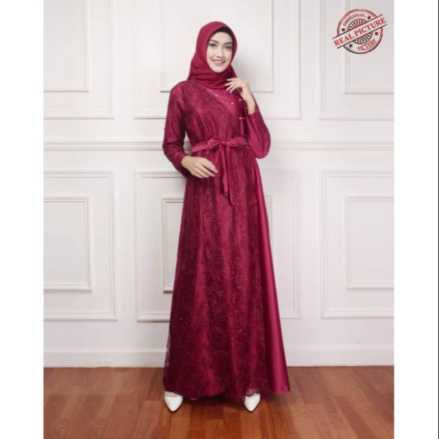 Baju Lebaran 2021 Terbaru Busana Muslim Gamis Murah Gaun Pesta Muslimah Baju Wanita Kondangan jumbo