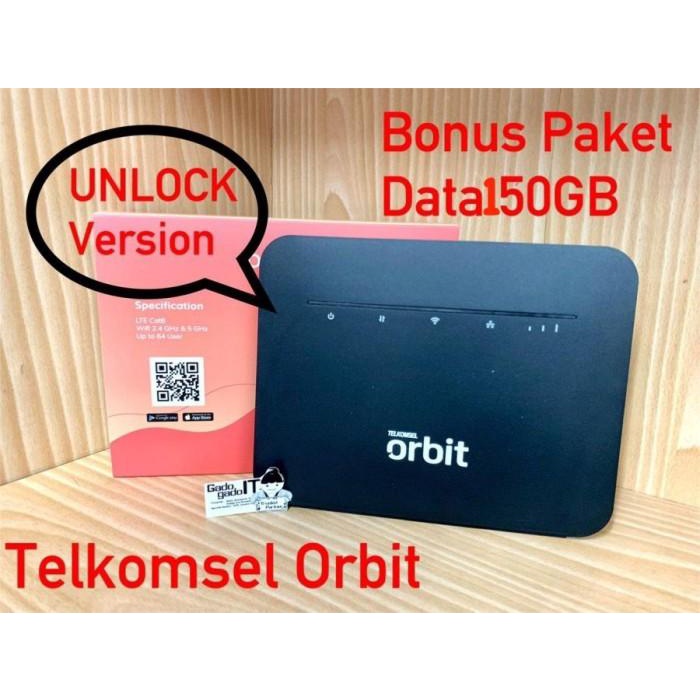 MODEM MIFI WIRELESS ROUTER HKM281 ORBIT PRO SPEED 4G LTE 50GB (UNLOCK)