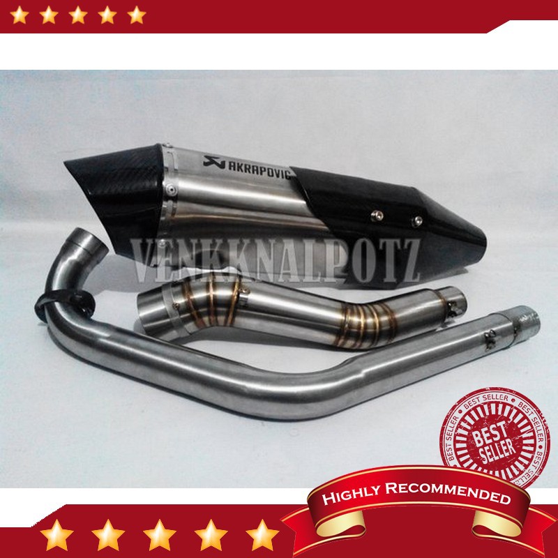 Jual knalpot akrapovic full system