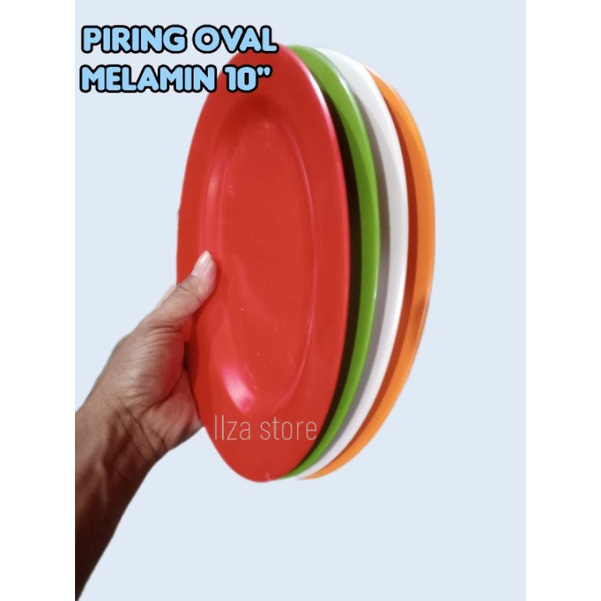 piring oval melamin 10"/piring oval pecel lele/piring melamin/piring lodor