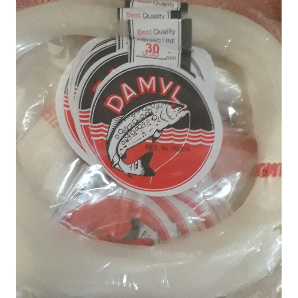 Senar Pancing Damyl Putih Uk. 30 lbs, 0,55mm