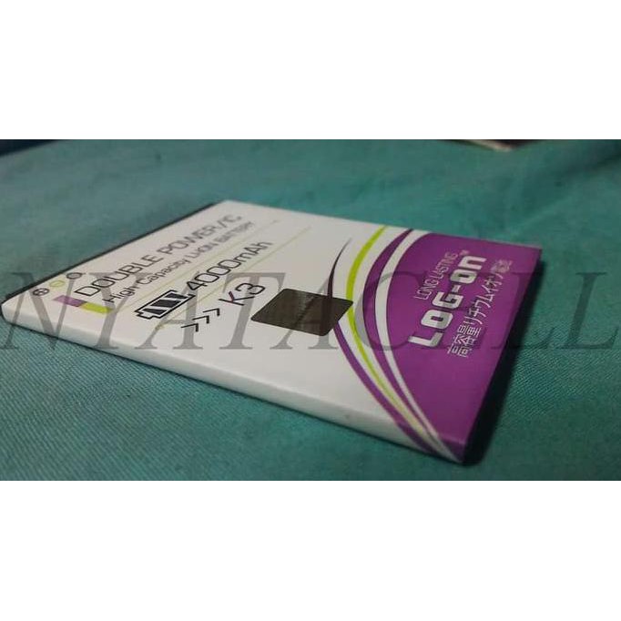 NEW BATERAI LOG ON LENOVO A6000/A6000+  PLUS /BL 242 BATRE/DOUBLE POWER MILENIA