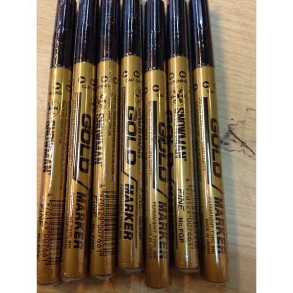 

Paint Marker Snowman Gold Fine point Each Limited