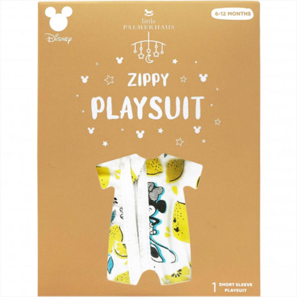 Minnie Lemon Little Palmerhaus Zippy Playsuit Disney Romper Bayi