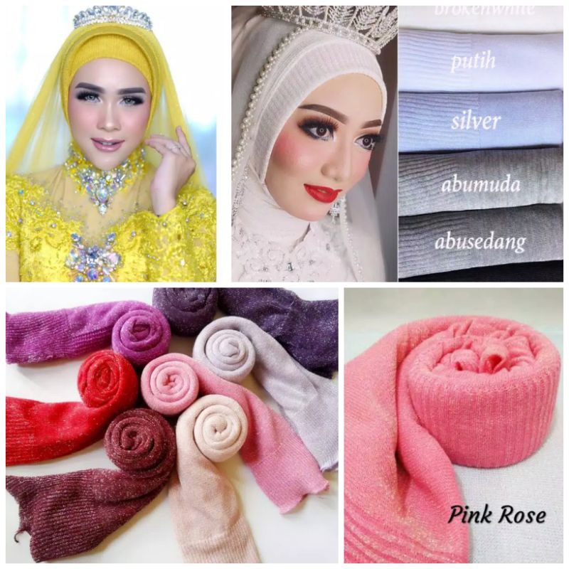 PASHMINA RAJUT GLITTER PREMIUM//PASHMINA PENGANTIN//HIJAB