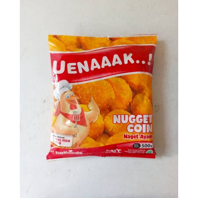 

Belfoods chicken nugget coin uenaaak 500gr