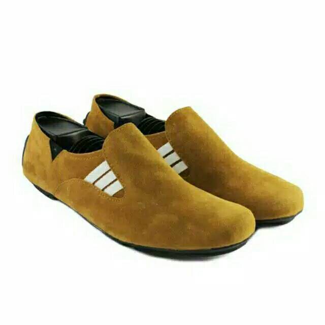 Sepatu Slip On Goodness Play Santai Nyaman Trendy Gaya Nongkrong Casual Fashion Slop Pria Size 39-43