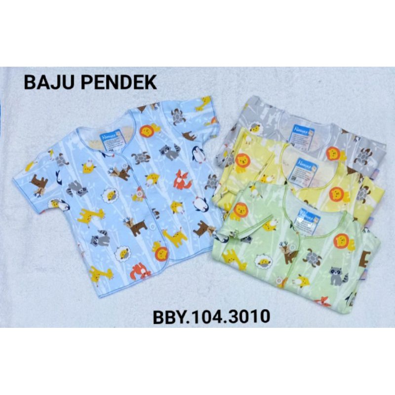 Baju bayi 0-3bln HALUS NASUKA ISI 4PCS/Baju bayi new born-Bj pdk sfari