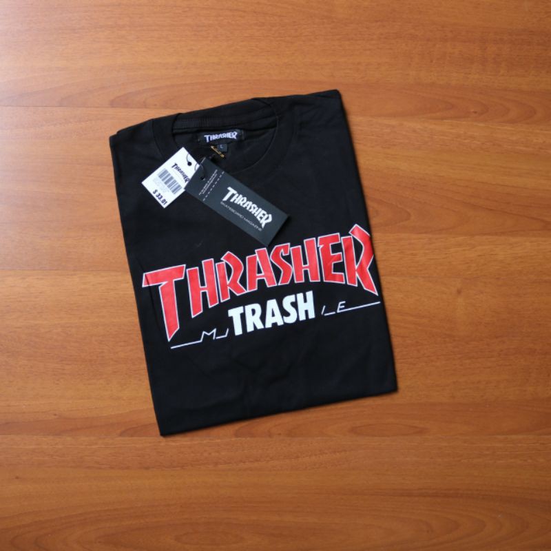 Kaos pria thrasher trash