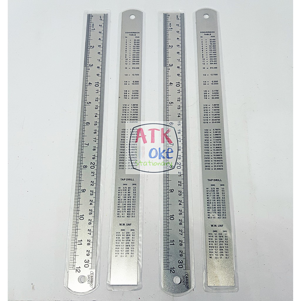 

Penggaris Besi Polos 30 Cm 1pcs