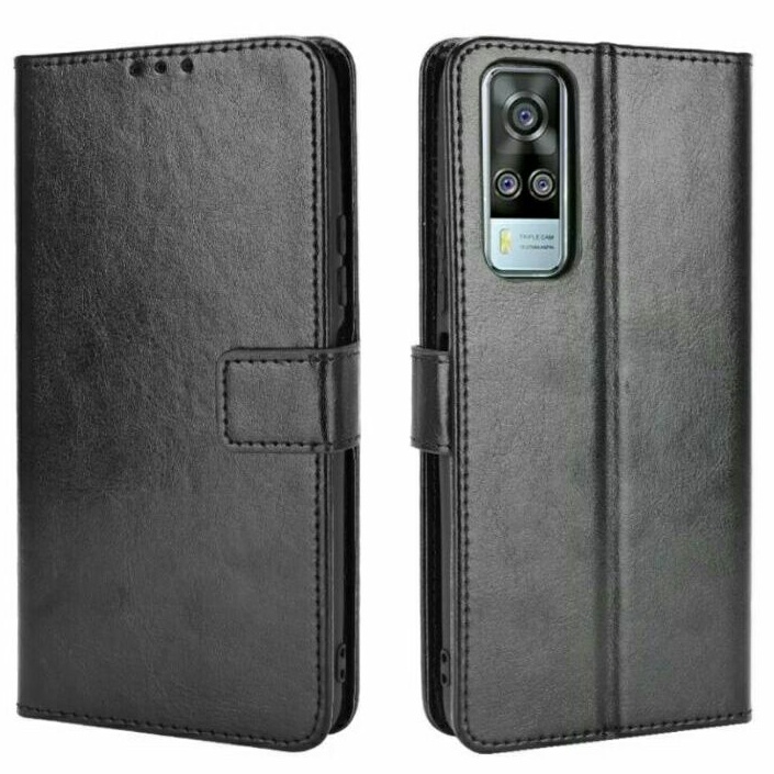 Vivo Y51 Y51A Y53S Case Flip Cover Case Leather Wallet Sarung Vivo Y53S Y51A Y51
