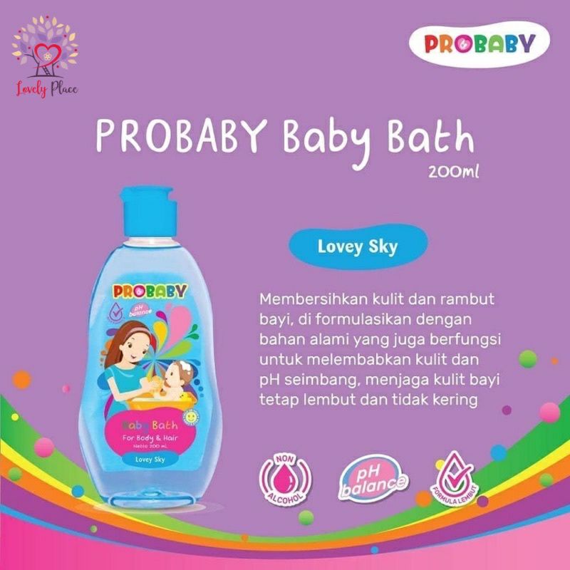 Probaby Baby Bath l Shampoo l Cologne l Lotion Bayi 100mL 200mL Sabun Mandi Bayi