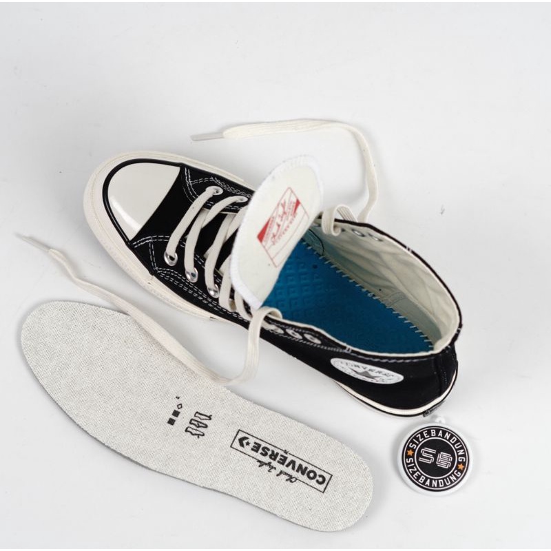 Sepatu Converse All Star 70s Hi Black Egret