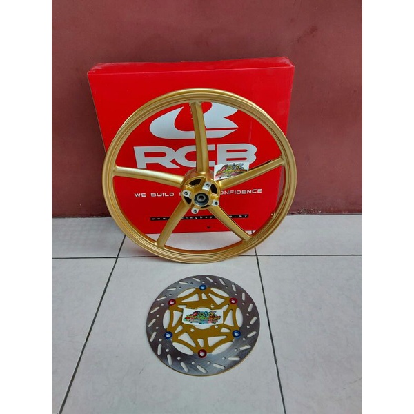 VELG RCB RACING BOY JUPITER UKURAN 160-17 PNP JUPITER,NINJA,VIXION,GL,MEGAPRO,THUNDER,CBR,TIGER CB 1