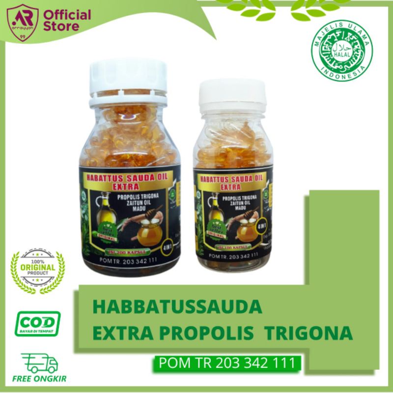 Habbatussauda Extra Propolis Trigona Habbatussauda Bpom Tr Habattussauda Trigona