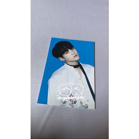 Official BTS Suga Yoongi Wings Tour Mini PC Mini Photocard MPC