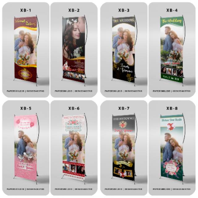 Cetak X-Banner Wedding/Pernikahan
