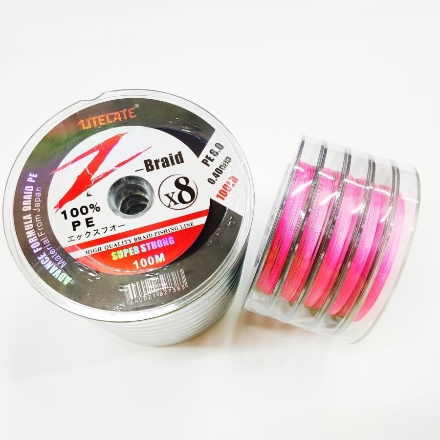 Senar Pancing Pe Z Braid X8 Utecate Multicolor