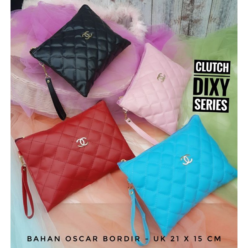 CLUTCH DIXY BORDIR PAKE TALI PENDEK SAJAi