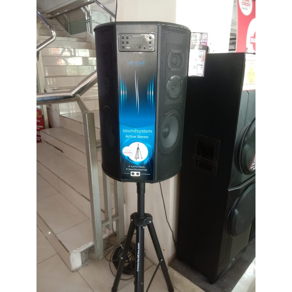 SHARP CBOX HB PRO 8 UBO + TRIPOD - SPEAKER ACTIVE PROFESIONAL SOUND SYSTEM / CBOXHBPRO8UBO