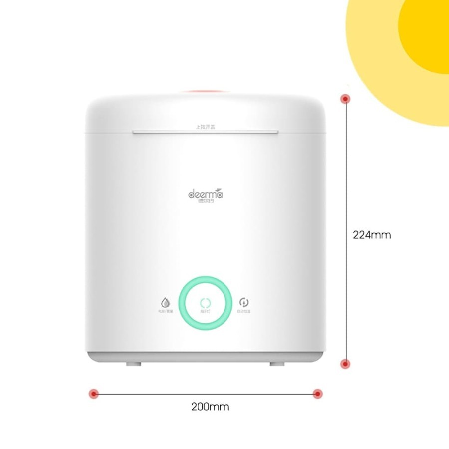 DEERMA Air Humidifier Diffuser Pelembab Udara 2.5 Liter F301 F 301