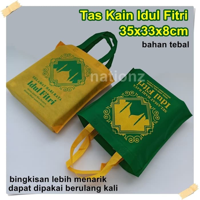

Tas idul fitri / lebaran / ketupat / mudik / THR Kantong Parcel Parsel puasa ramadhan 35x33x8