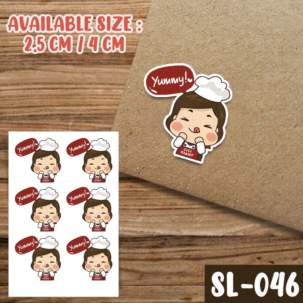 

[GIANT PALACE] 135 PCS LABEL PRODUK / THANKYOU STICKER / STICKER THANK YOU MURAH SL 046