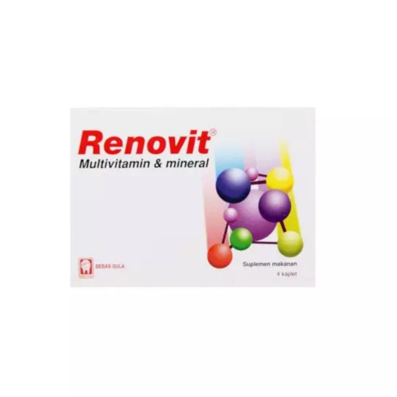 Renovit Multivitamin isi 4 Kaplet