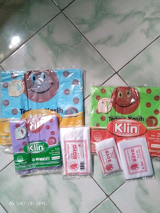 Kantong Plastik Serbaguna Hdpe Boyo 10 X 17 . Plastik Tipis Serbaguna .