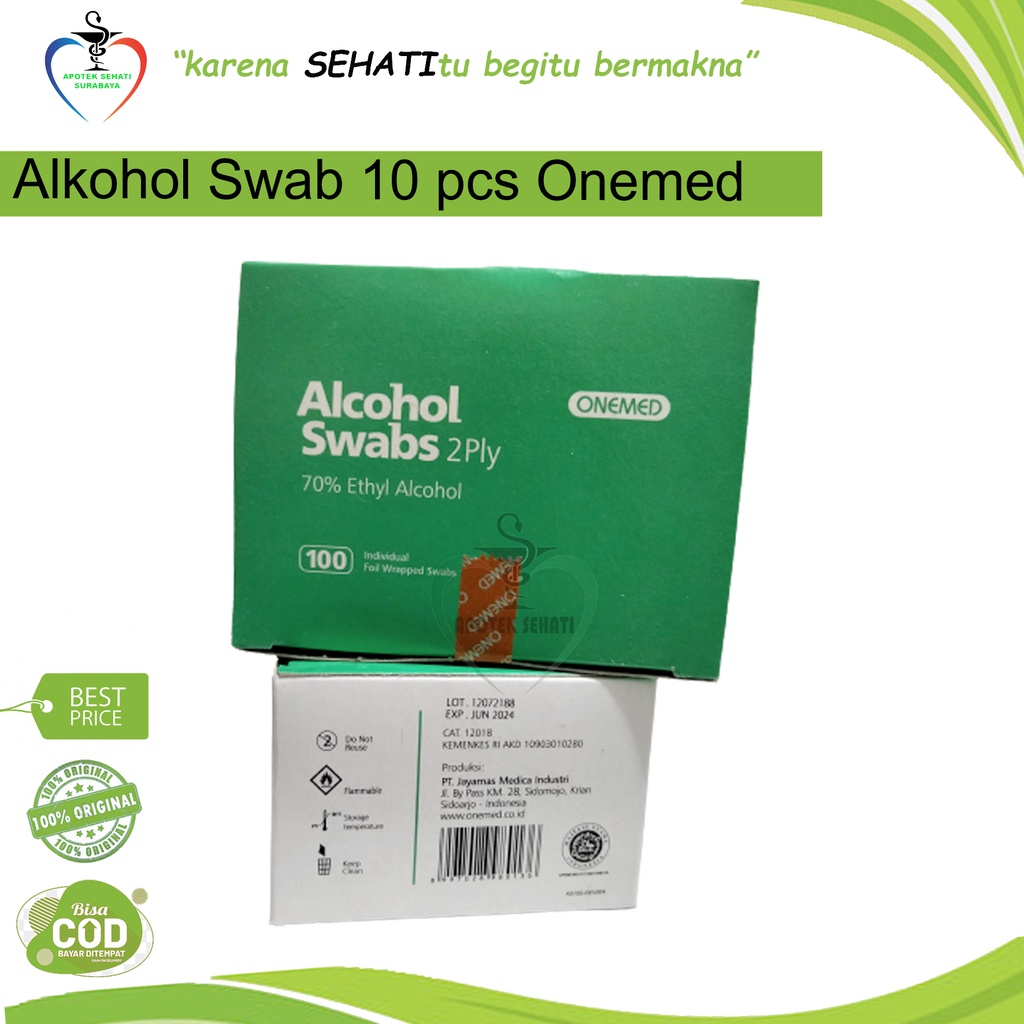 ALKOHOL SWAB ONE MED / Antiseptik / Anti Bakteri