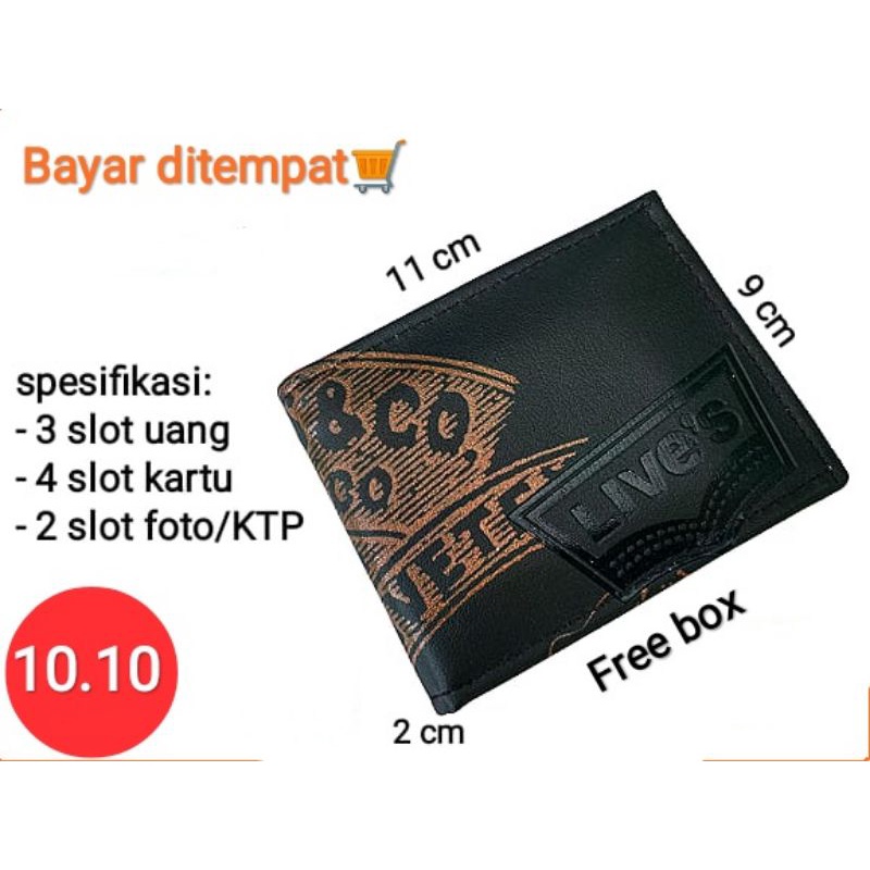 2.2 COD SALE ||Promo!!Dompet pria/Dompet pria murah/Grosir dompet pria/Dompet kulit sintetis/Dompet lipat