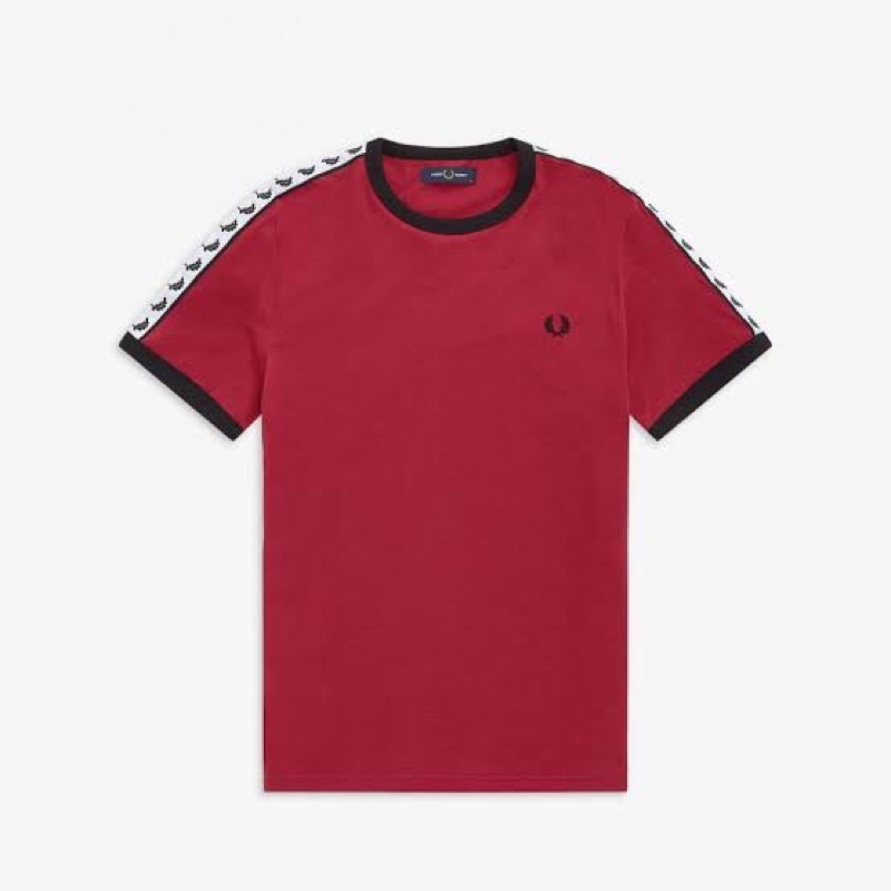 Kaos Ringer Taped FP Laurel - Burgundy