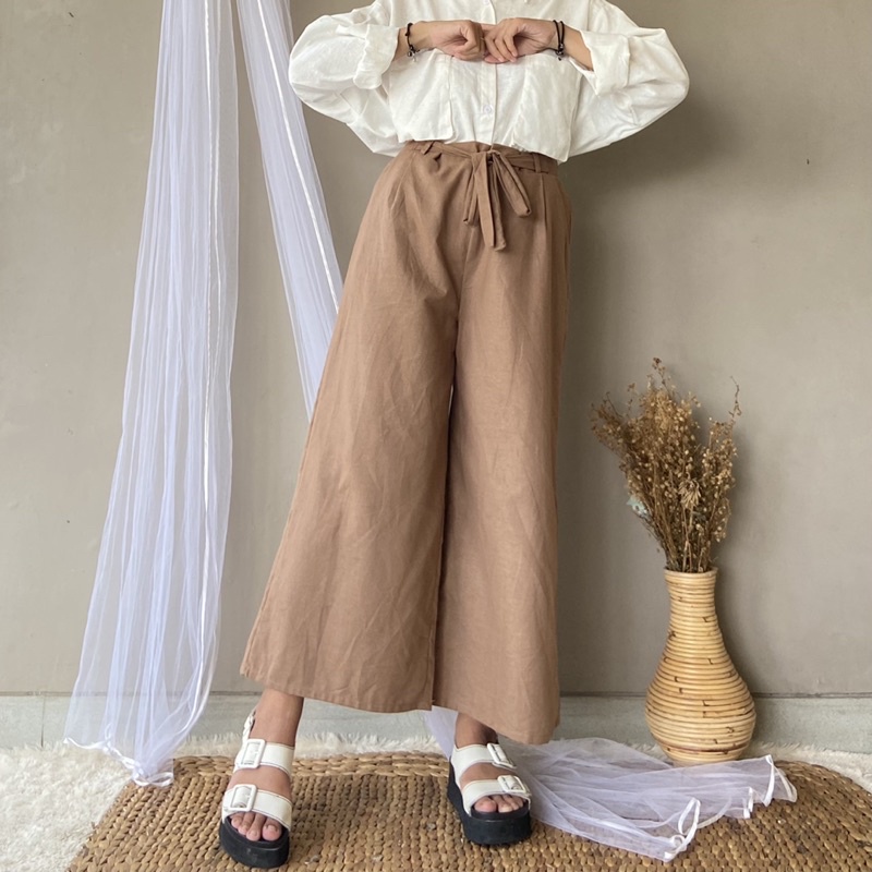 BASIC LINEN BASIC CELANA KANTOR CELANA KERJA KULOT LINEN KULOT LINEN KULOT KATUN KULOT LINEN RAMI KULOT JUMBO KULOT DEWASA KULOT BASIC