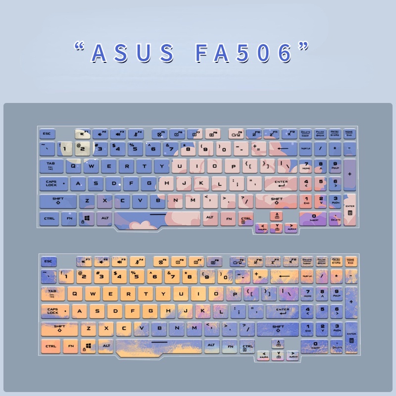 Film Pelindung Debu Keyboard Laptop Motif Kartun Bunga Untuk ASUS Tianxuan FA506II FA506IV FA706IU FA506IU FA506IU Fa506 Fx6Iu F506Hm Fx706H Fx6Hm Fx6Hm Fx6Hm F506Hc F506Hm