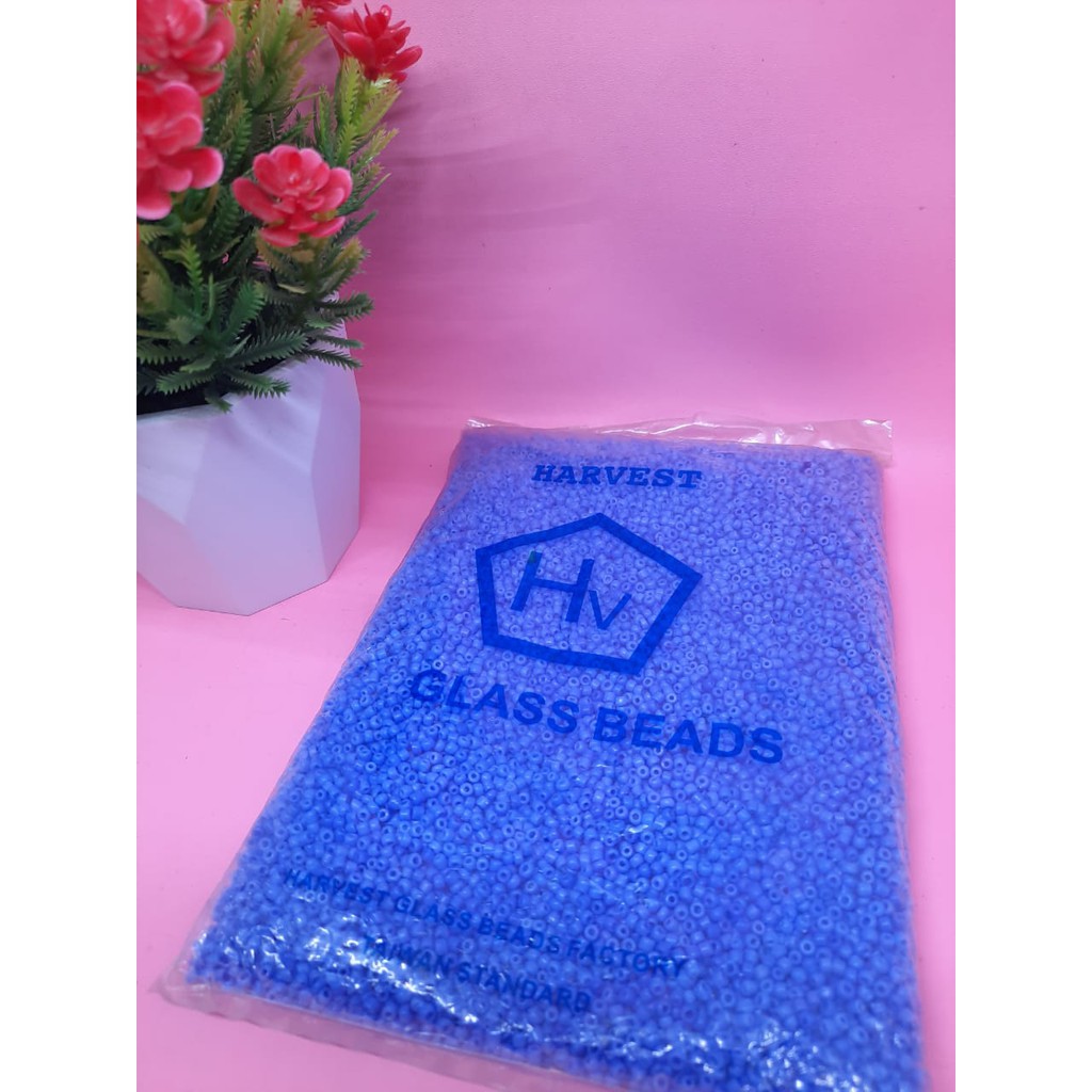 450GR MOTE JOY PASIR 8/0 43A TURKIS DOP / MOTE MANIK PAYET / KERAJINAN