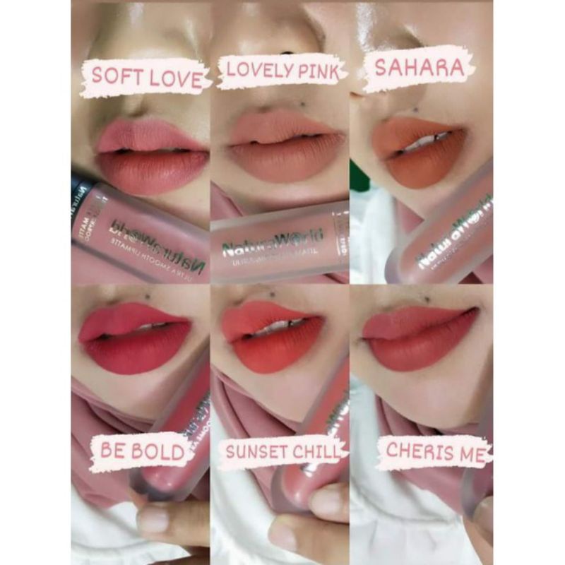 Lipstik natura world lipmatte original