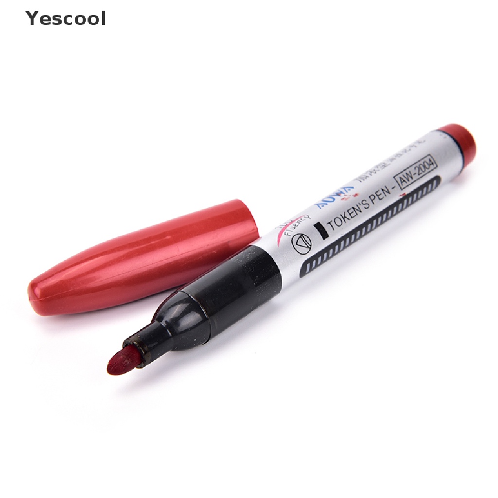 Yescool 1Pc Pen Marker Tinta Minyak Super Halus Untuk Gambarlukis Poster