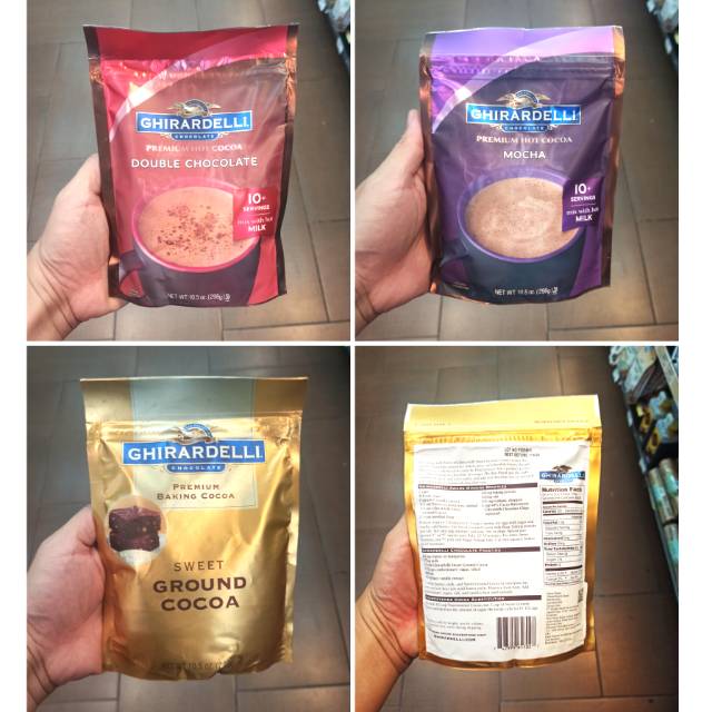 

Ghirardelli Premium Hot Cocoa Drink 298g /Minuman Coklat Bubuk Premium 298g