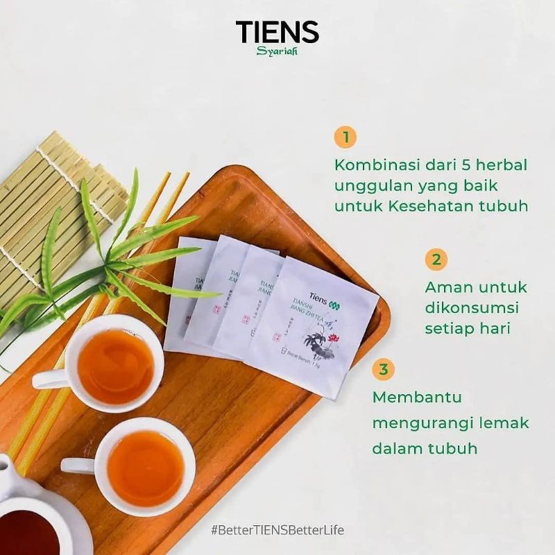 

JHIANG ZHI TEA 1box isi 40pcs