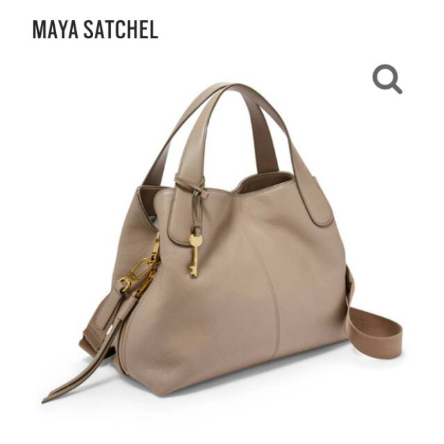Tas fossil original - Maya satchel taupe