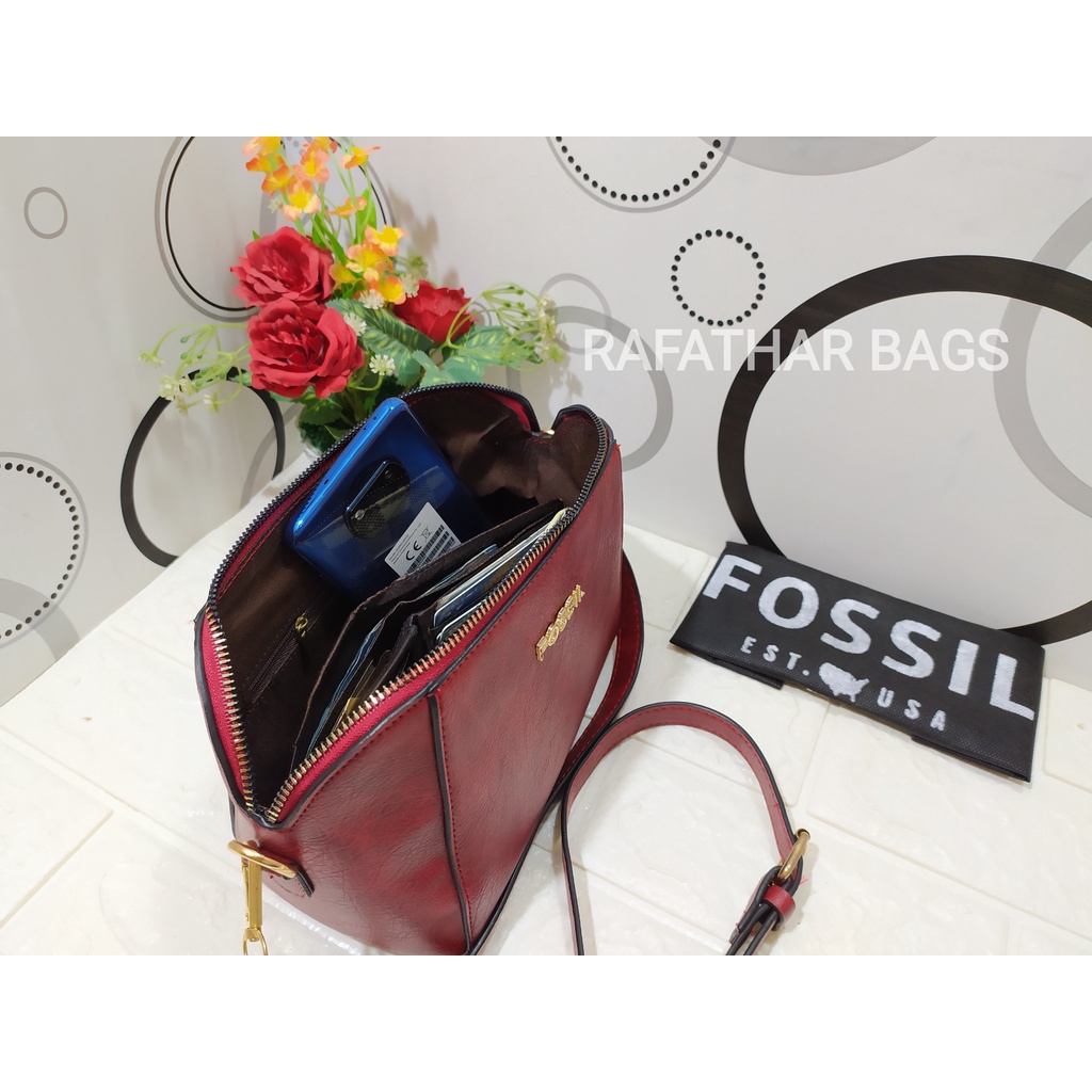 TAS SLEMPANG KULIT WANITA F.S.L AMOORA / KUALITAS SEMI PREMIUM BG